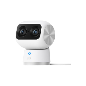 eufy Security Indoor Cam S350, Dual Cameras, 4K UHD Resolution Security Camera with 8× Zoom and 360° PTZ, Human/Pet AI, Ideal for Baby Monitor/Pet Camera/Home Security, Dual-Band Wi-Fi 6, Plug in