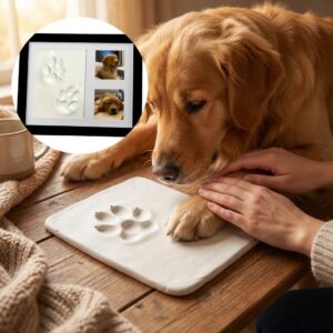 🐾 Clay Paw Print Memory Frame Kit